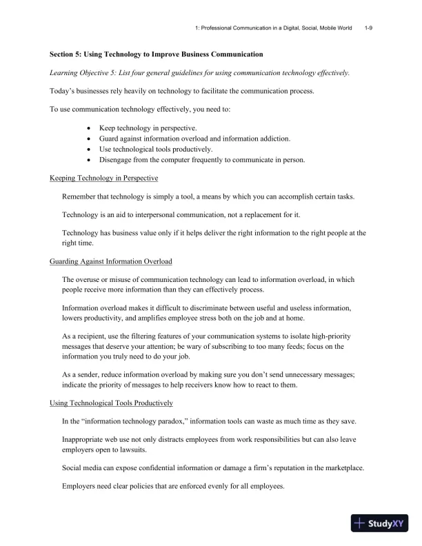 Excellence in Business Communication, 12th Edition Class Notes - Page 13 preview image