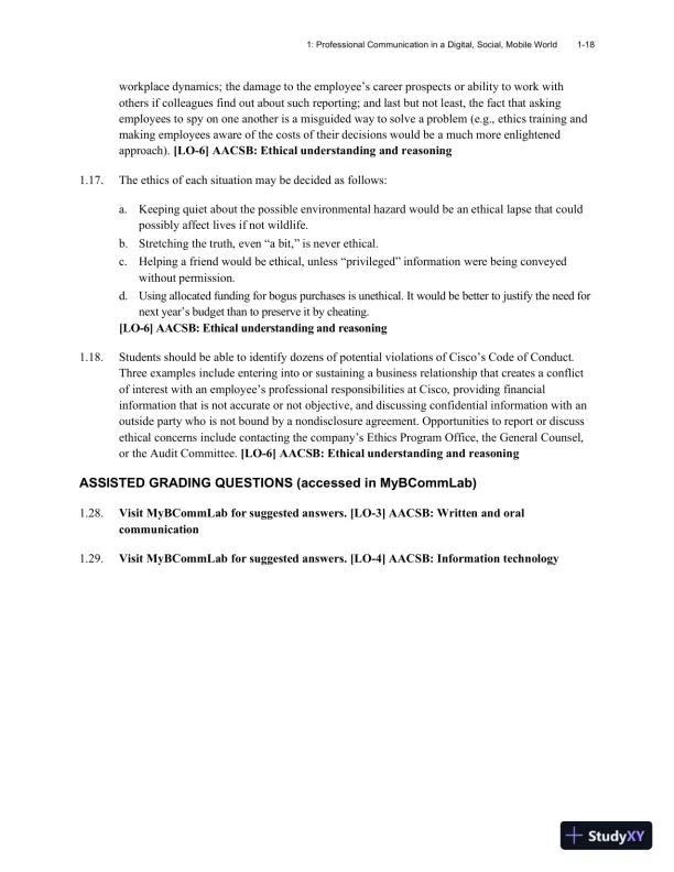 Excellence in Business Communication, 12th Edition Class Notes - Page 22 preview image