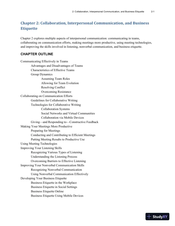 Excellence in Business Communication, 12th Edition Class Notes - Page 23 preview image
