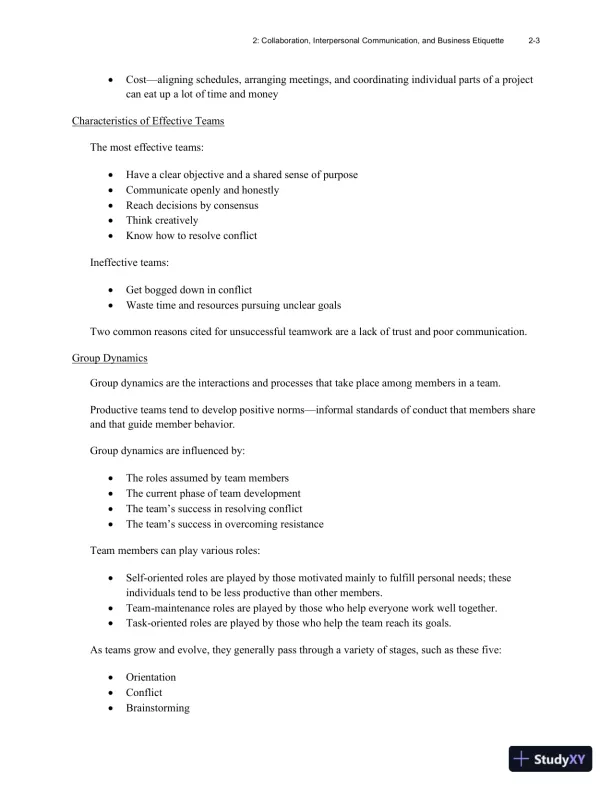Excellence in Business Communication, 12th Edition Class Notes - Page 25 preview image