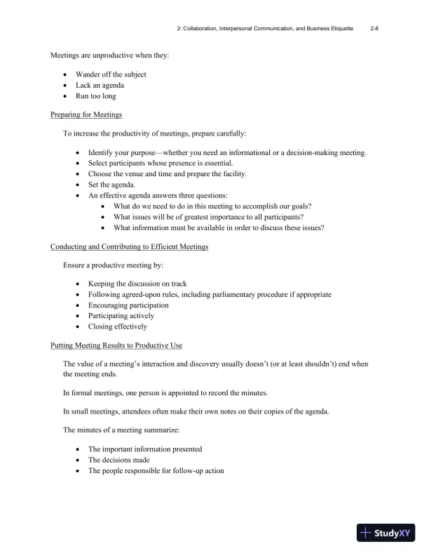 Excellence in Business Communication, 12th Edition Class Notes - Page 30 preview image