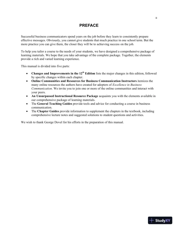 Excellence in Business Communication, 12th Edition Class Notes - Page 4 preview image