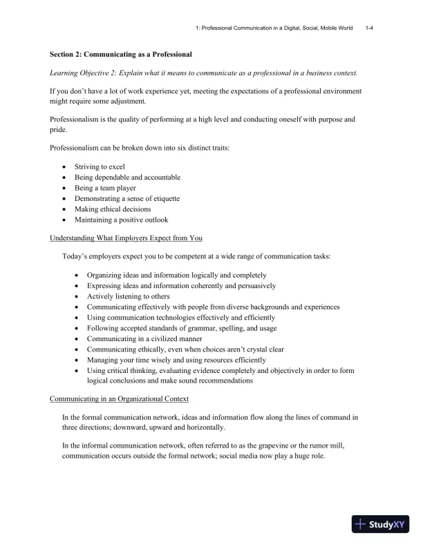 Excellence in Business Communication, 12th Edition Class Notes - Page 8 preview image