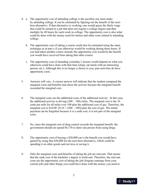 Solution Manual for Microeconomics, 11th Edition - Page 3 preview image