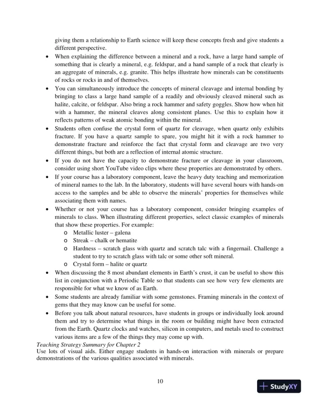 Solution Manual For Earth Science, 14th Edition - Page 11 preview image
