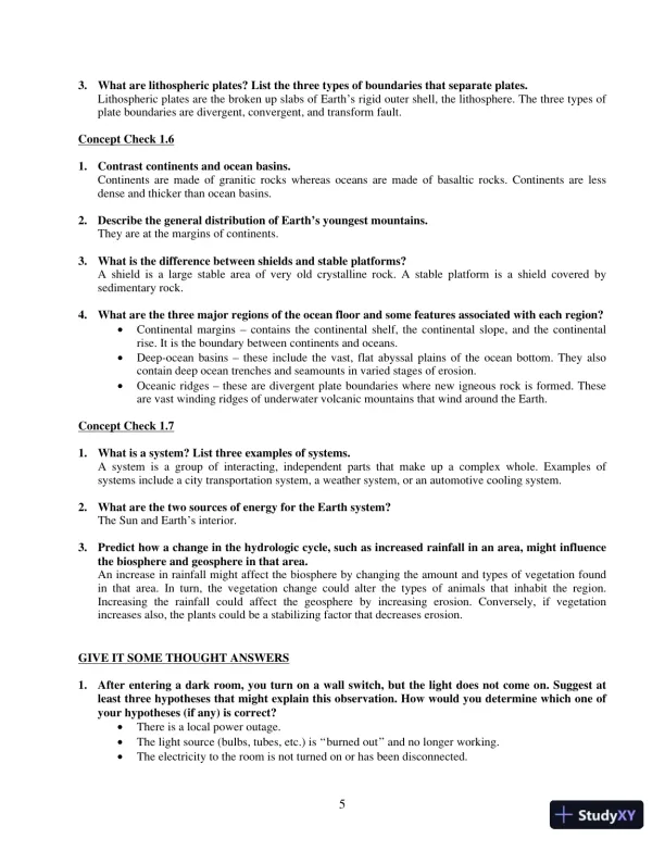 Solution Manual For Earth Science, 14th Edition - Page 6 preview image