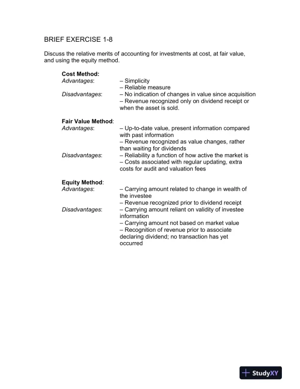 Advanced Accounting, Updated Canadian Edition Solution Manual - Page 6 preview image