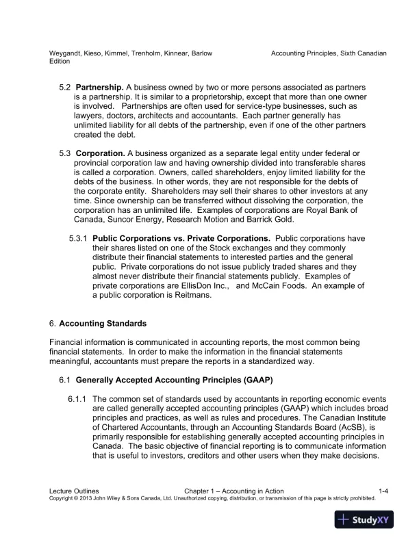 Accounting Principles, Sixth Canadian Edition Lecture Notes - Page 11 preview image
