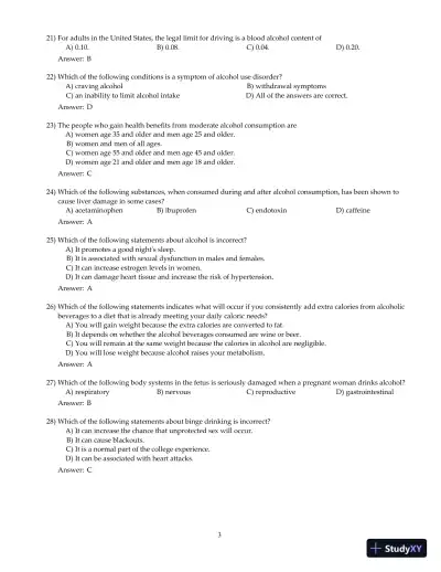 Nutrition And You, 4th Edition Test Bank - Page 31 preview image
