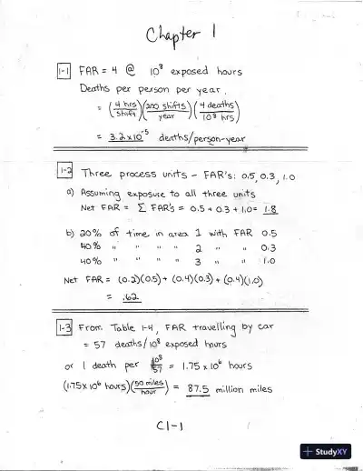 Solution Manual For Chemical Process Safety: Fundamentals With Applications, 3rd Edition - Page 1 preview image
