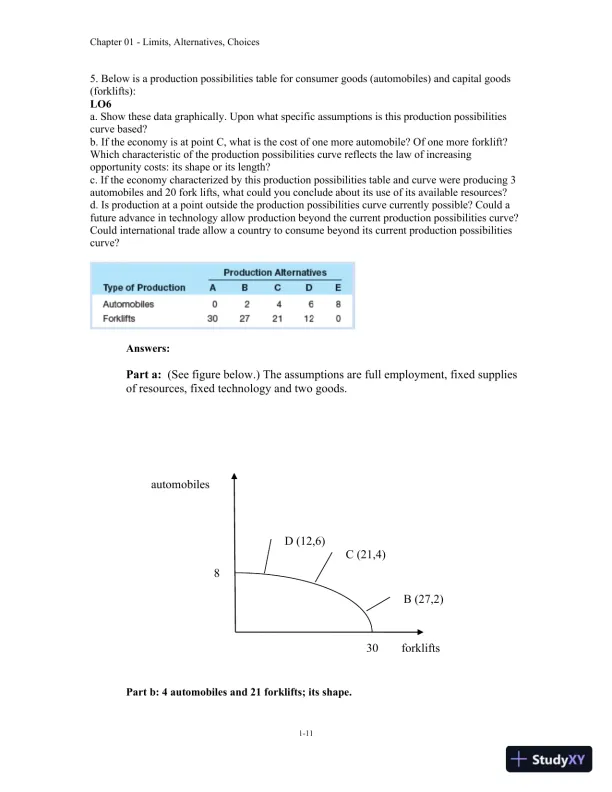 Economics: Principles, Problems, and Policies (McGraw-Hill Series in Economics) 20th Edition Solution Manual - Page 12 preview image