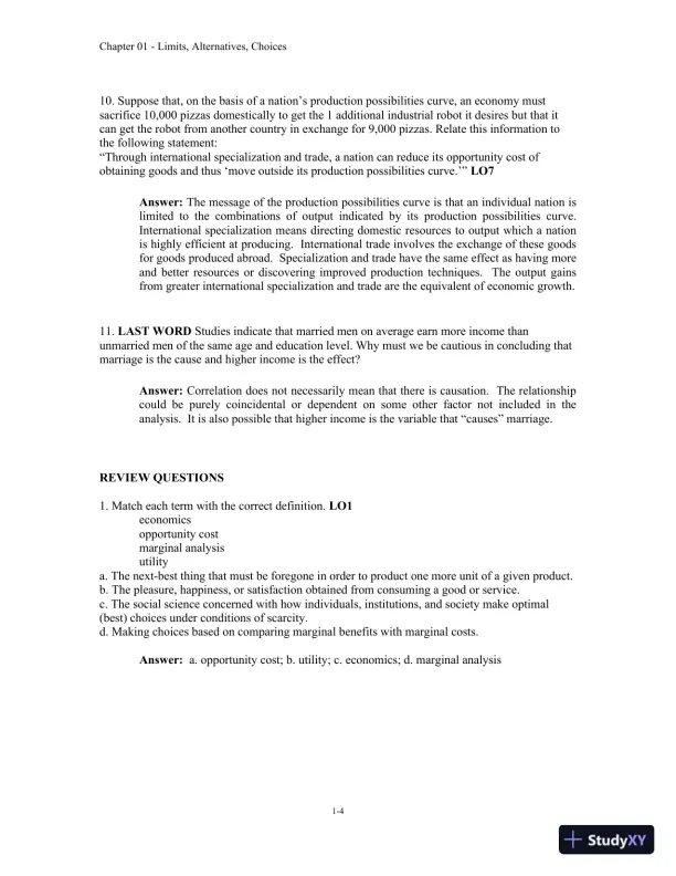 Economics: Principles, Problems, and Policies (McGraw-Hill Series in Economics) 20th Edition Solution Manual - Page 5 preview image