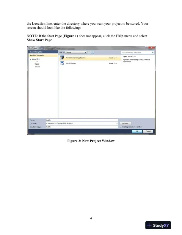 COMP122 Week 1 iLab - Introduction to Visual C++.NET and Basic Console Programming - Page 5 preview image