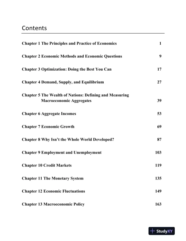 Solution Manual for Economics, 1st Edition - Page 1 preview image