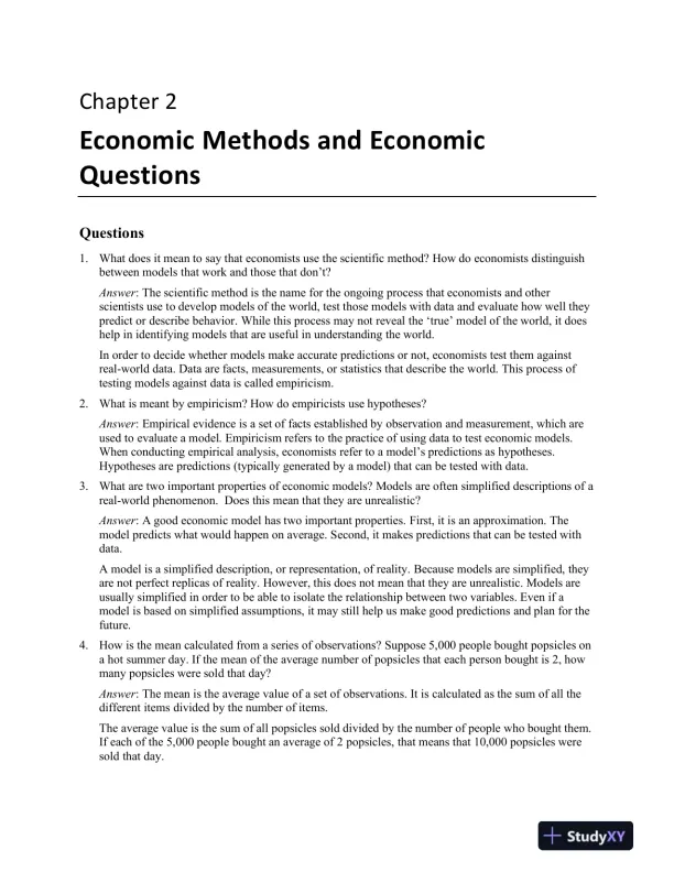 Solution Manual for Economics, 1st Edition - Page 11 preview image