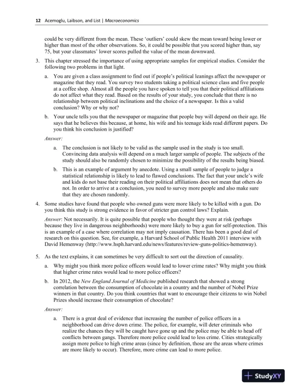 Solution Manual for Economics, 1st Edition - Page 14 preview image