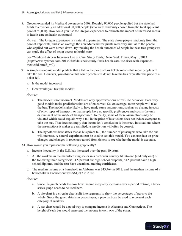 Solution Manual for Economics, 1st Edition - Page 16 preview image