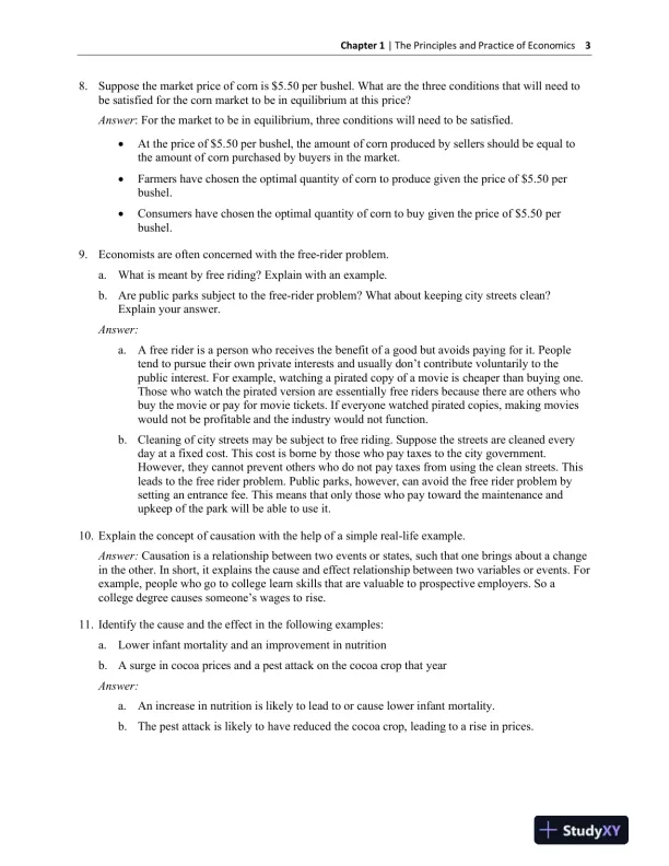 Solution Manual for Economics, 1st Edition - Page 6 preview image