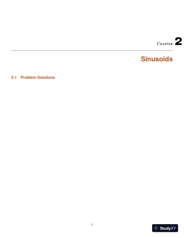 DSP First 2nd Edition Solution Manual - Page 1 preview image