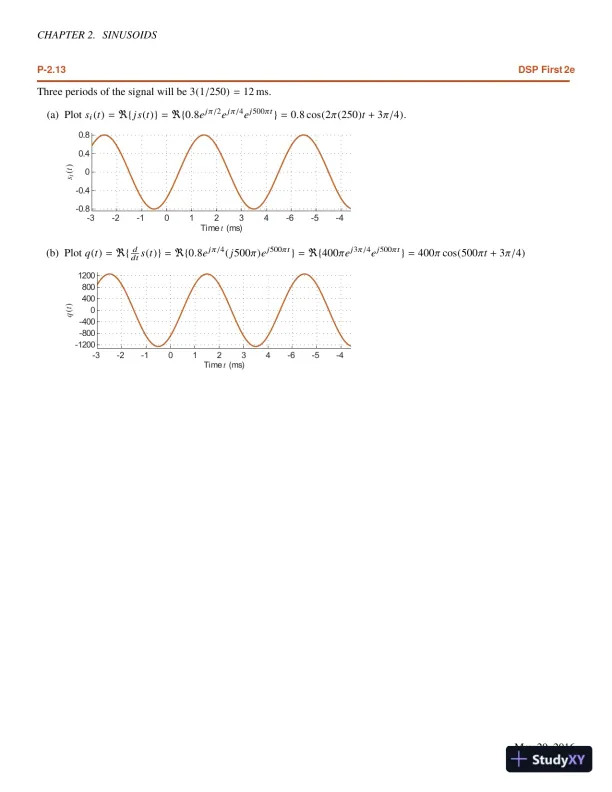 DSP First 2nd Edition Solution Manual - Page 15 preview image
