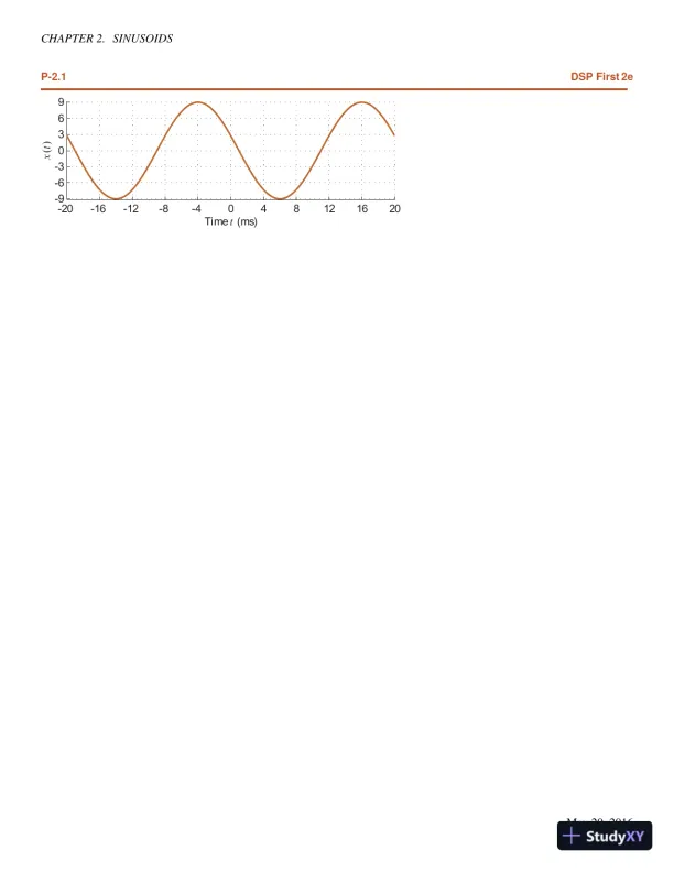 DSP First 2nd Edition Solution Manual - Page 3 preview image