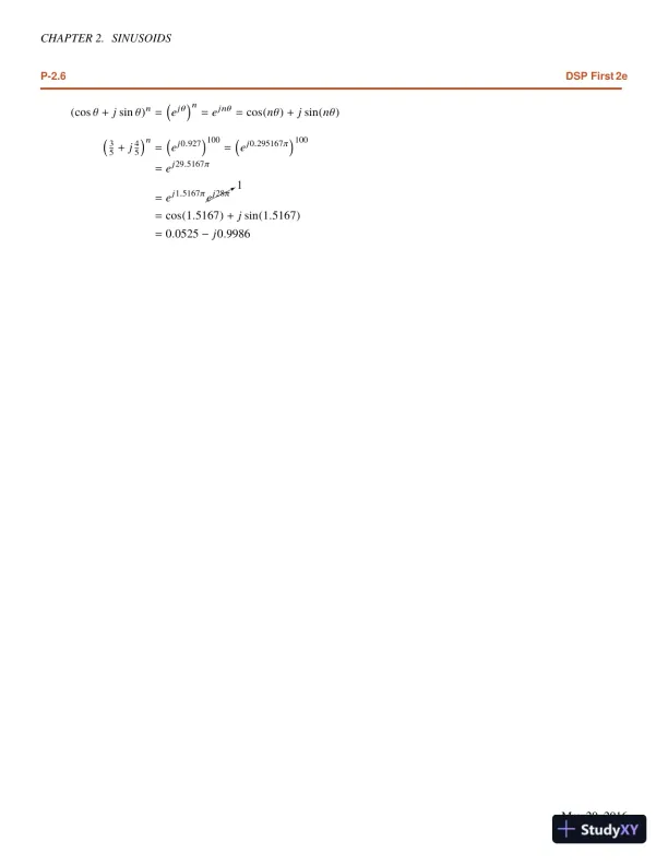 DSP First 2nd Edition Solution Manual - Page 8 preview image