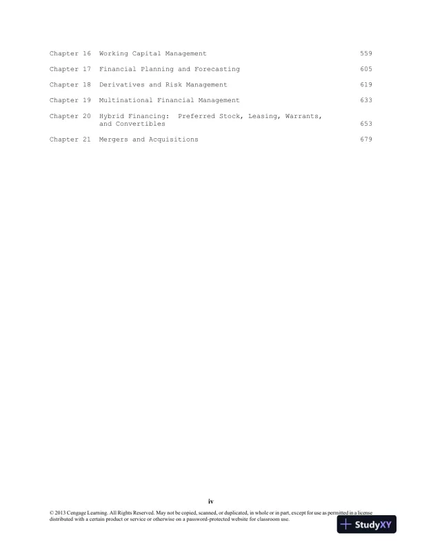 Test Bank For Fundamentals Of Financial Management, 13th Edition - Page 3 preview image
