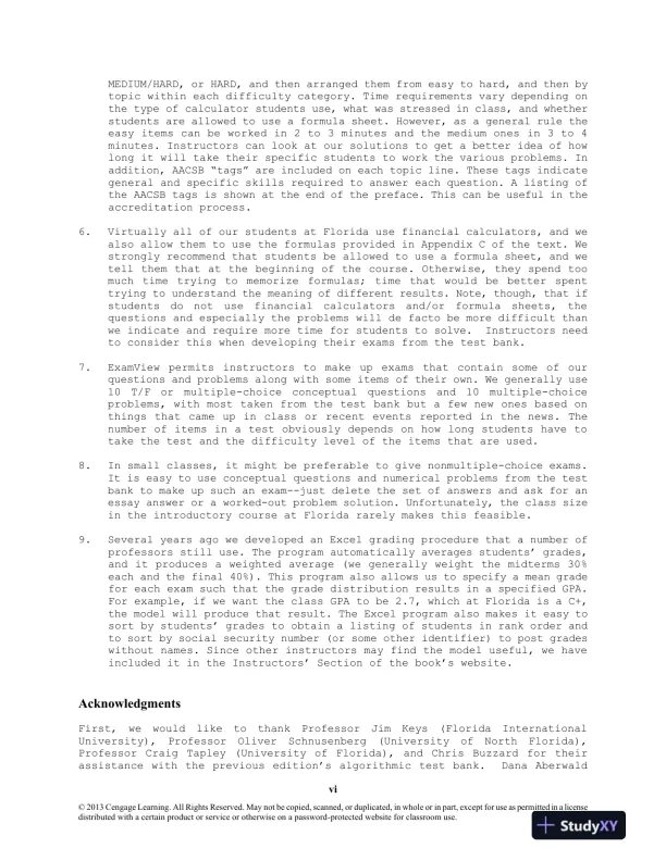 Test Bank For Fundamentals Of Financial Management, 13th Edition - Page 5 preview image