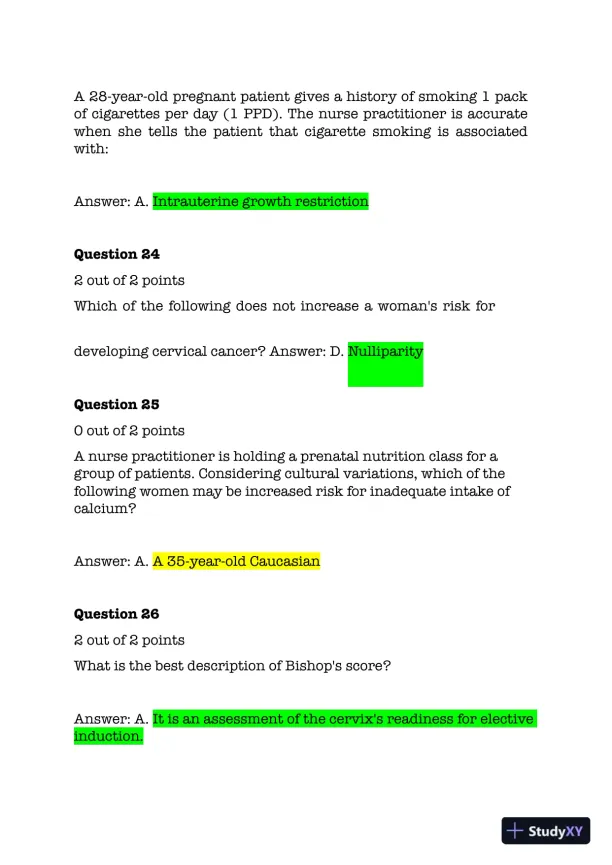 NURS6551 Cardiovascular Final Exam Test bank With Answers (51 Solved Questions) - Page 13 preview image