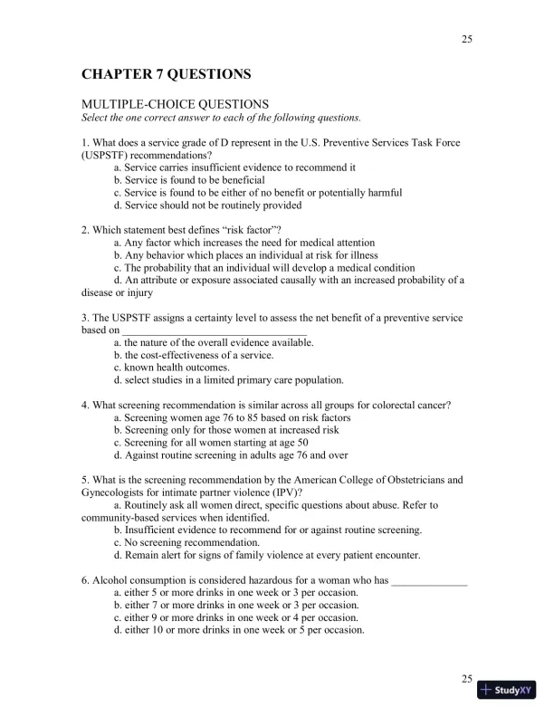Test Bank For Womens Gynecologic Health, 3rd Edition - Page 26 preview image