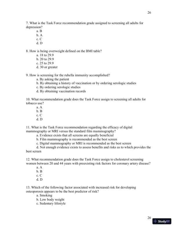 Test Bank For Womens Gynecologic Health, 3rd Edition - Page 27 preview image