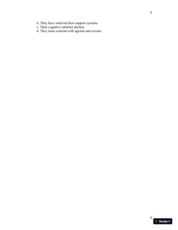 Test Bank For Womens Gynecologic Health, 3rd Edition - Page 9 preview image