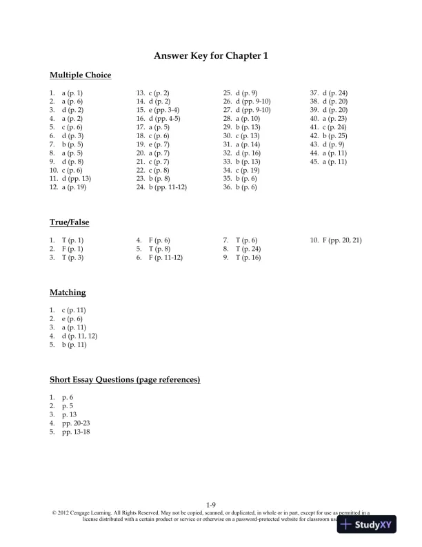 Food and Culture 6th Edition Test Bank - Page 10 preview image