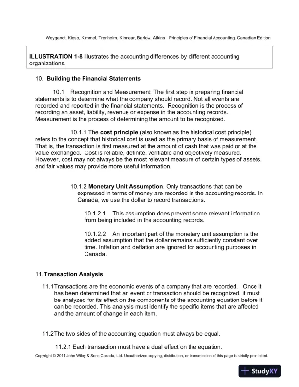 Lecture Notes for Principles of Financial Accounting, Canadian Edition - Page 10 preview image