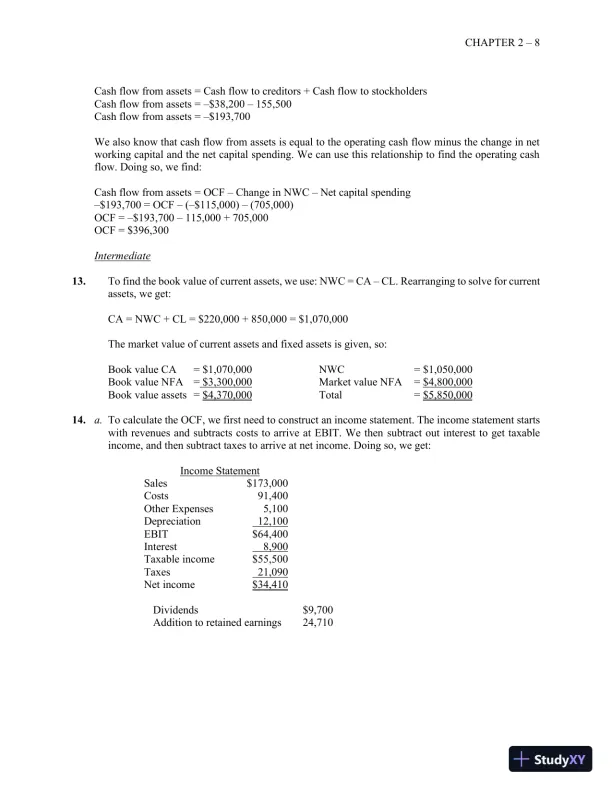 Essentials of Corporate Finance (Mcgraw-hill/Irwin Series in Finance, Insurance, and Real Estate) 9th Edition Solution Manual - Page 10 preview image