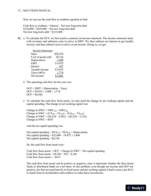 Essentials of Corporate Finance (Mcgraw-hill/Irwin Series in Finance, Insurance, and Real Estate) 9th Edition Solution Manual - Page 15 preview image