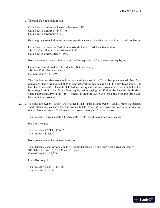 Essentials of Corporate Finance (Mcgraw-hill/Irwin Series in Finance, Insurance, and Real Estate) 9th Edition Solution Manual - Page 16 preview image