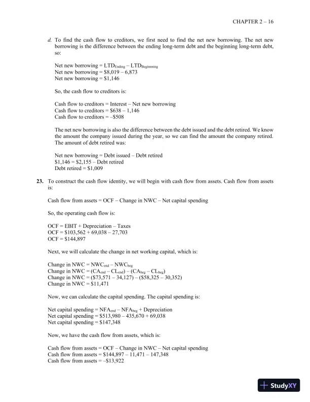 Essentials of Corporate Finance (Mcgraw-hill/Irwin Series in Finance, Insurance, and Real Estate) 9th Edition Solution Manual - Page 18 preview image