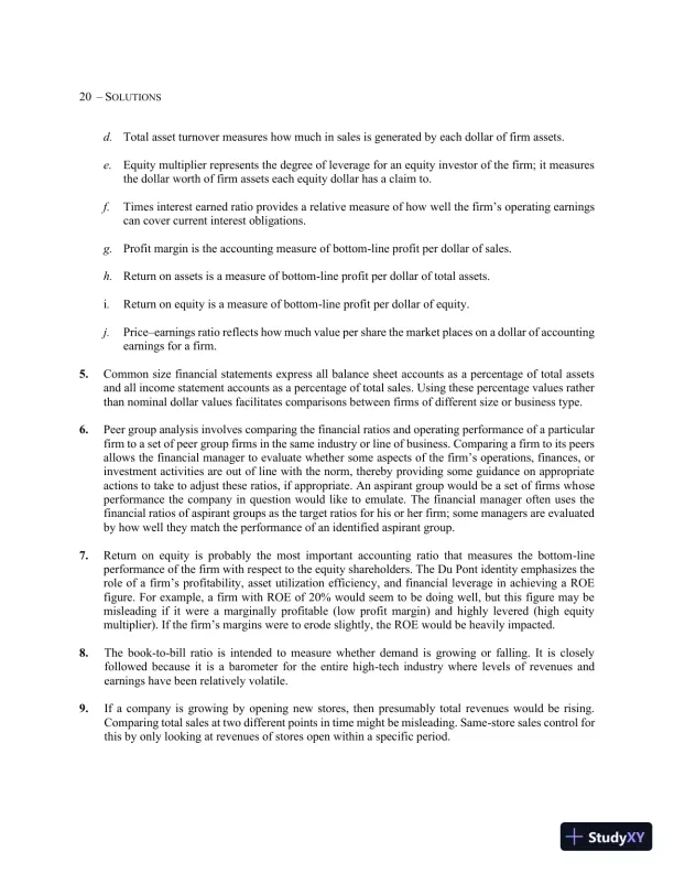 Essentials of Corporate Finance (Mcgraw-hill/Irwin Series in Finance, Insurance, and Real Estate) 9th Edition Solution Manual - Page 22 preview image