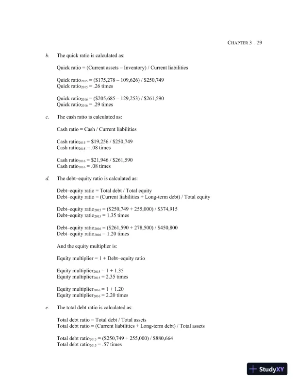 Essentials of Corporate Finance (Mcgraw-hill/Irwin Series in Finance, Insurance, and Real Estate) 9th Edition Solution Manual - Page 31 preview image