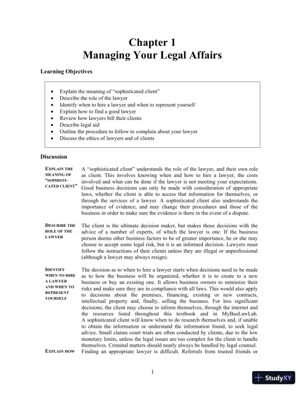 Solution Manual For Business Law in Canada, 11th Canadian Edition - Page 4 preview image