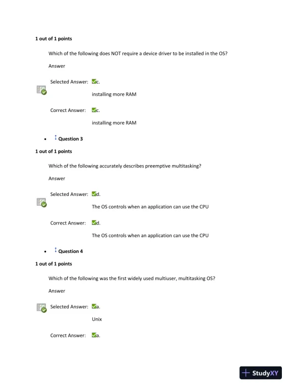 Operating System Fundamentals and Device Management - Page 10 preview image