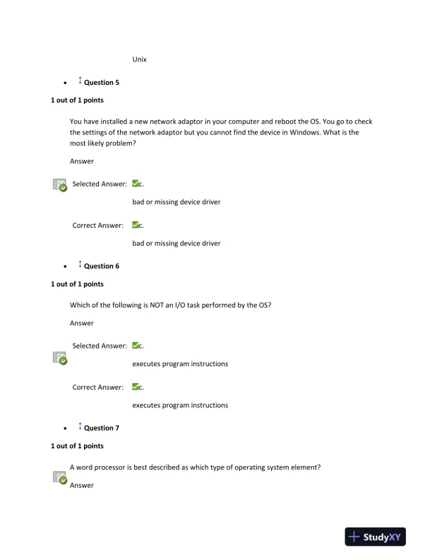 Operating System Fundamentals and Device Management - Page 11 preview image