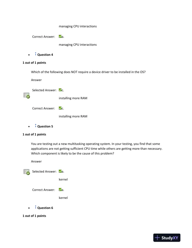 Operating System Fundamentals and Device Management - Page 3 preview image