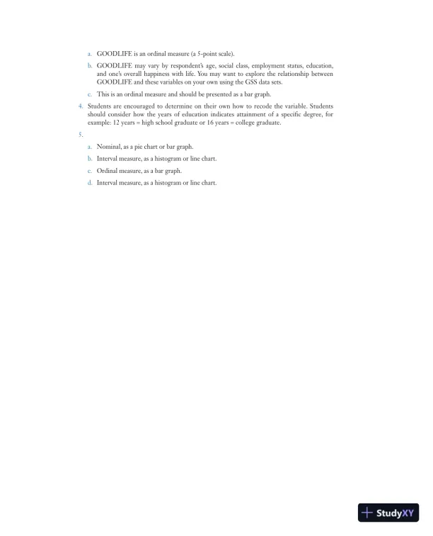 Social Statistics for a Diverse Society Eighth Edition Solution Manual - Page 11 preview image
