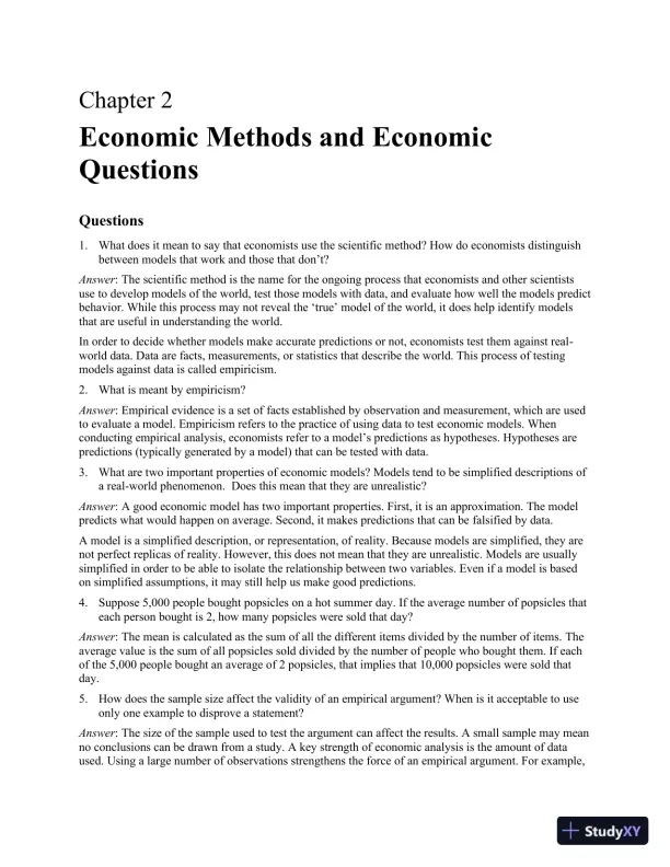 Solution Manual for Macroeconomics, 2nd Edition - Page 10 preview image