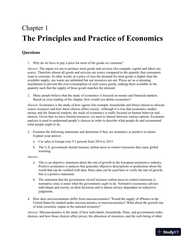 Solution Manual for Macroeconomics, 2nd Edition - Page 3 preview image