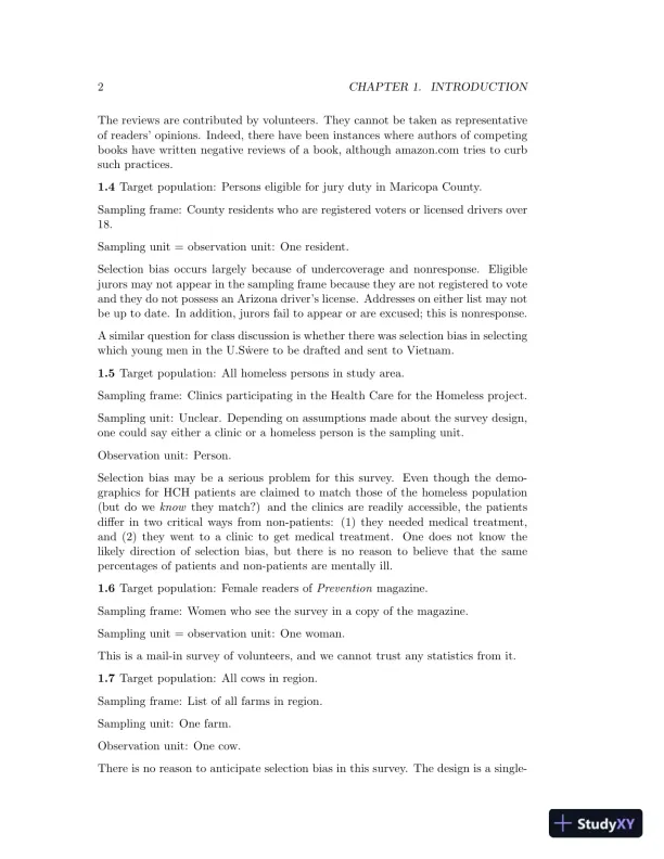 Sampling: Design and Analysis, 2nd Edition Solution Manual - Page 3 preview image