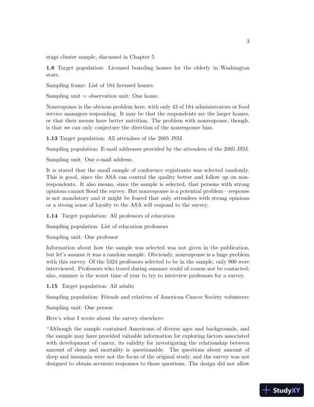 Sampling: Design and Analysis, 2nd Edition Solution Manual - Page 4 preview image