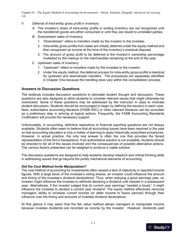 Solution Manual For Advanced Accounting, 14th Edition - Page 4 preview image